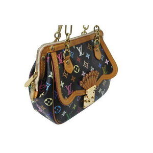 Louis Vuitton Gracie Chain Shoulder Bag Monogram Multicolor Black